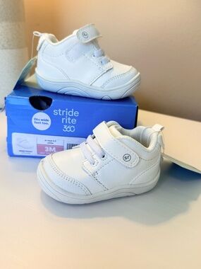 Stride Rite White Infant Walker Sneakers